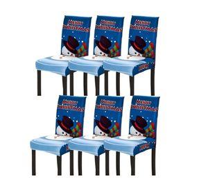 PACK DE 6 FUNDAS PARA SILLAS DE NAVIDAD N11