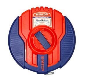 Cinta Métrica Fibra de Vidrio 30mt x 12.5mm Emtop EMTP83001