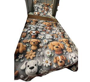 CUBRECAMA PRIMAVERA VERANO INFANTIL PERRO