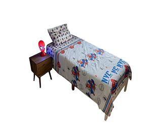 SET DE SABANA INFANTIL POLIESTER PLAZA Y MEDIA 165 X 240 CM MULTICOLOR