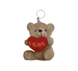 Llavero Colgante Pack 12 De Peluche Oso Felpa Te Quiero