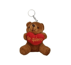 Llavero Colgante Pack 12 De Peluche Oso Felpa Te Quiero