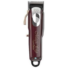 CORTADORA DE PELO WAHL PROFESSIONAL 5 STAR CORDLESS MAGIC CLIP 8148 PLATEADA Y ROJA 110V/220V