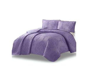 CUBRECAMA QUILT DELGADO TUFTING DE LUJO SUAVE PLAZA Y MEDIA K2