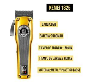 Maquina Cortadora Pelo Kemei Barberia Cuchilla Desmontable
