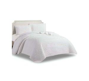 CUBRECAMA QUILT DELGADO TUFTING DE LUJO SUAVE 2 PLAZAS O1