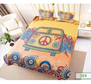 Cubrecama De Microfibra Estampado 2 Plazas - Diseño Classic Kombi