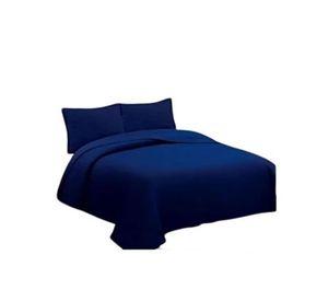 Cubrecama Quilt Verano 2 Plazas Azul Marino 273
