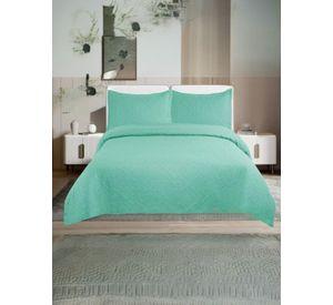 CUBRECAMA QUILT DE VERANO UNICOLOR TF KING