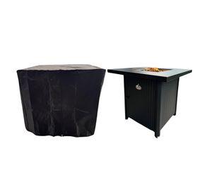 Funda Mesa de Fuego Terraza QUARE NEGRA
