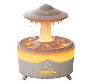 Humidificador Nube Tipo Lluvia Luces Rgb Con Control Remoto