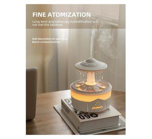 Humidificador Nube Tipo Lluvia Luces Rgb Con Control Remoto