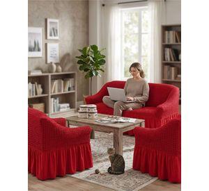 Juego de Fundas Cubre Sillon Turcas 3-1-1 con Textura de Burbuja m6