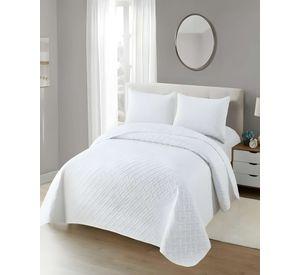 QUILT CUBRECAMA DE VERANO UNICOLOR 2 PLAZAS A1