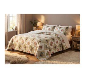 Cubrecama sherpa King Multidiseños Rosas M938