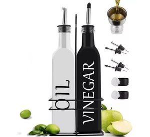 Pack 2 Botellas Para Aceite Vinagre Soya 500 Ml Dispensador