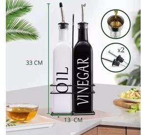 Pack 2 Botellas Para Aceite Vinagre Soya 500 Ml Dispensador