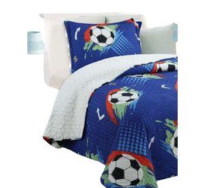 CUBRECAMA QUILT CON CHIPORRO 1.5P H19