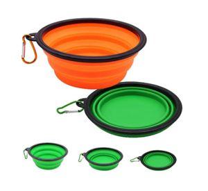 Plato Plegable Para Comida O Agua Para Paseo Mascotas