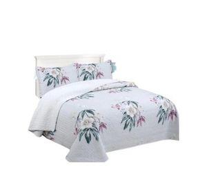 Cubrecama Sherpa 2 Plazas - Burdeo Hojas M908