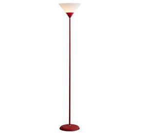 LÁMPARA DE PIE ROJA METÁLICA E27 1X60W