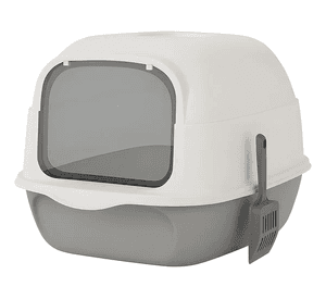 Arenero Para Gatos Roro Cerrado Baño Sanitario Caja Arena Gato Roro Color Gris - 1000245