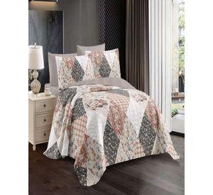 CUBRECAMA COLCHA QUILT VERANO KING C10