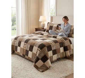 Juego de Sábanas Invierno Polar Premium King Máximo Abrigo 04