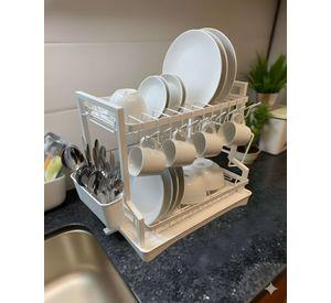 Escurridor de platos de Gran Capacidad blanco