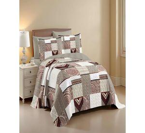 QUILT CUBRECAMA DE VERANO PLAZA Y MEDIA MULTICOLOR 04