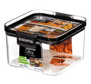 Contenedor cuadrado 460 ml Ultra. SISTEMA