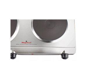 Cocina Encimera Electrica 2 Platos 22500W Dinamic Inox Duo