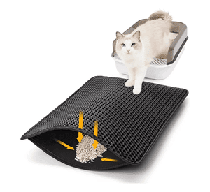 Atrapa Arenas Alfombra Para Gatos - Para Salida Del Arenero Negro
