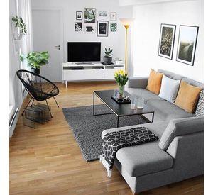 LÁMPARA DE PIE AMARILLA METÁLICA E27 1X60W