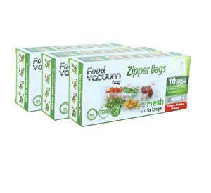 Pack 30 Bolsas al Vacío para Alimentos FVB con Bomba Extractora