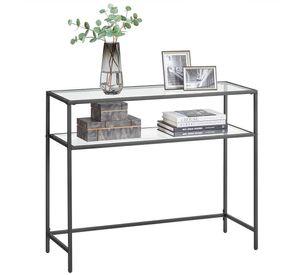 Mesa de Arrimo vidrio Black Premium