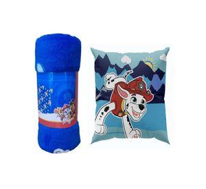 Pack Manta Infantil + Cojín Niño Diseño Animado 19o1