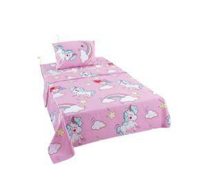 Sabanas infantil de verano Unicornio 1 niña plaza y media