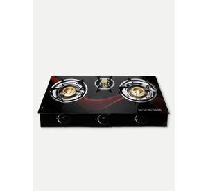 Cocina Encimera Vidrio a Gas Licuado 3 Platos