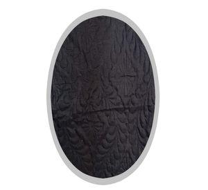 CUBRECAMA ELEGANTE  QUILT VERANO PLAZA Y MEDIA NEGRO