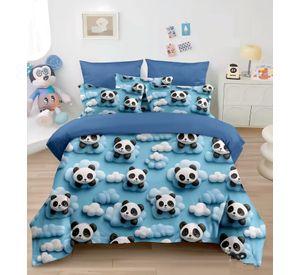 CUBRECAMA INFANTIL 5D AZUL OSITO 1.5 PLAZA TF