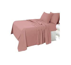 Juego de Sabanas de Verano 2 plazas Rosado