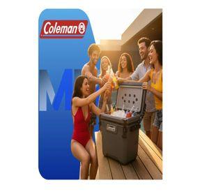 Cooler Coleman Convoy Outdoor 28qt 26l Gris Hielo Por Dias