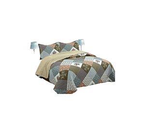 CUBRECAMA QUILT CON CHIPORRO KING N30