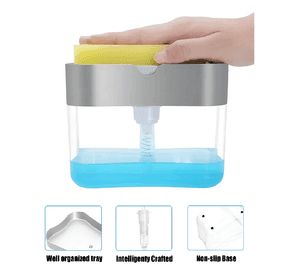 Dispensador Ahorrador Lava Lozas Y Jabón Liquido De Cocina Color S/C