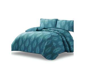 CUBRECAMA QUILT DELGADO TUFTING DE LUJO SUAVE KING T4