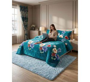 Cubrecama Plush 2 Plazas con Chiporro Térmico Extra Suave Invierno 07