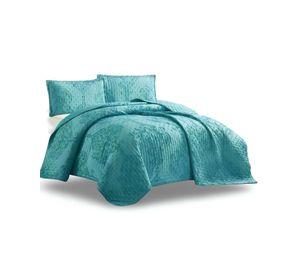 CUBRECAMA QUILT DELGADO TUFTING DE LUJO SUAVE 2 PLAZAS L1