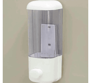 Dispensador De Jabón Blanco Simple 500cc Color Blanco