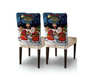 PACK DE 6 FUNDAS DE RESPALDO DE SILLAS DE NAVIDAD N23